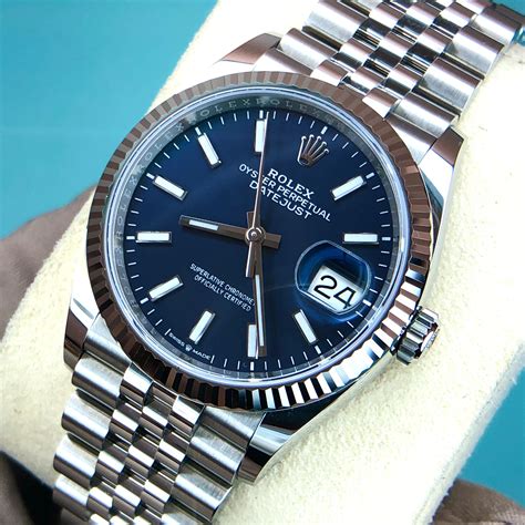 rolex date just bleu